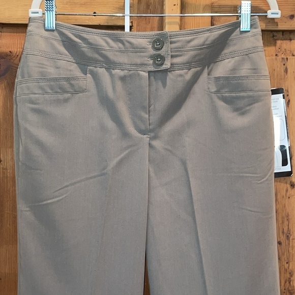 NWT SANDRO Control Top PETITE FULL LENGTH TROUSERS Sz. 8 Petite - Picture 3 of 16